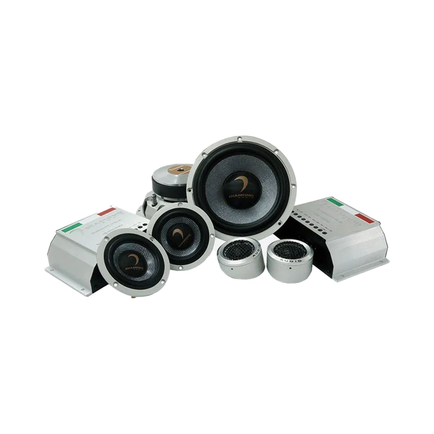 Diamond Audio 6.5" HEX PRO Diamante Italia Edition 3-Way Component Set - HXPRO653DI