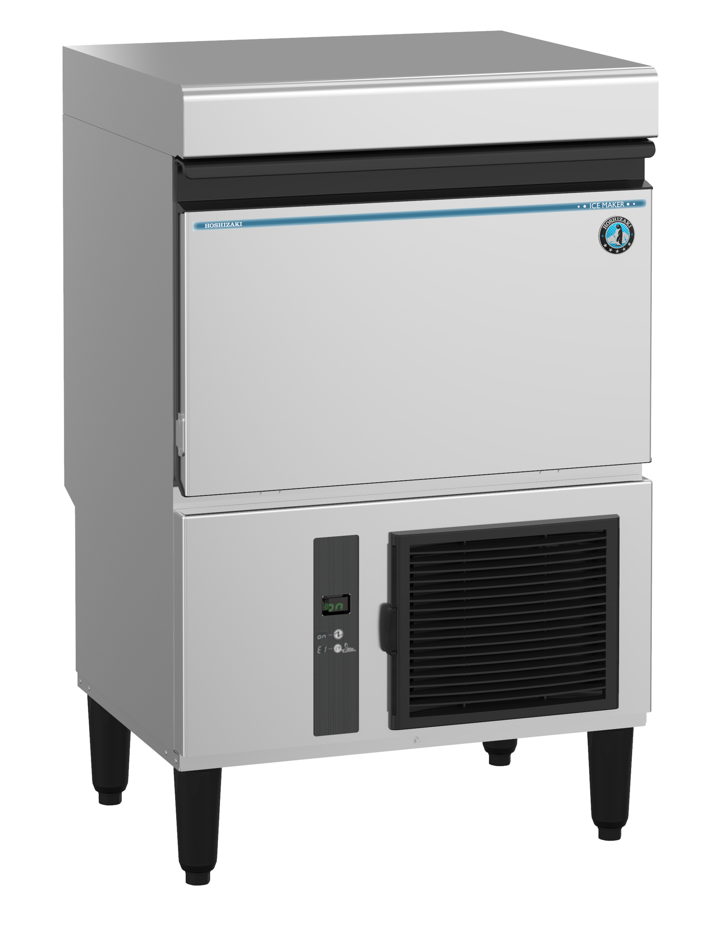 Hoshizaki 25" Wide Air-Cooled Sphere Cube Ice Maker w/ Built-In Storage Bin - IM-50BAA-Q
