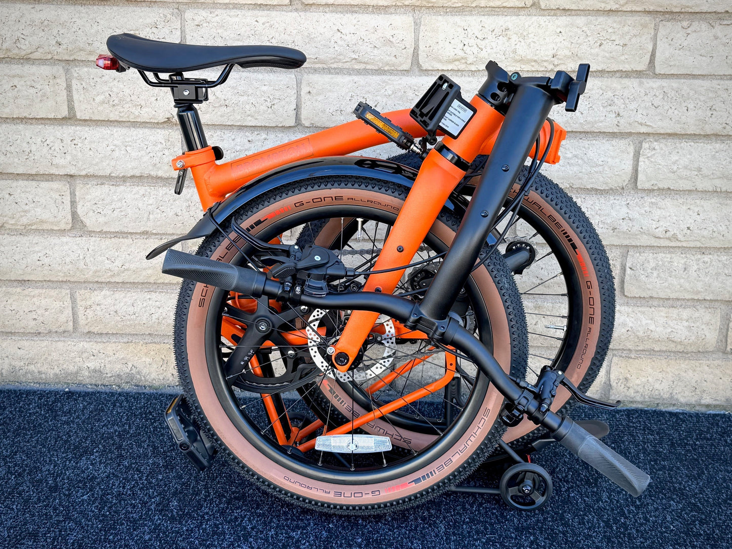 Brompton G Line 8-Speed Adventure Orange 3 Sizes