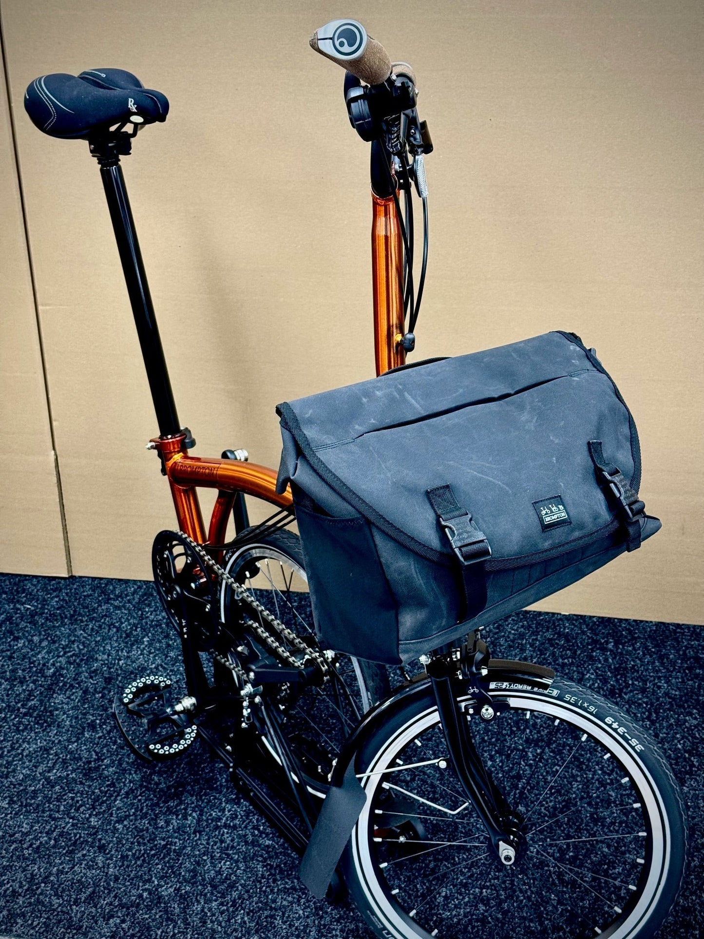 Brompton Pre-Owned Superlight High-HB 6-Speed Flame Lacquer