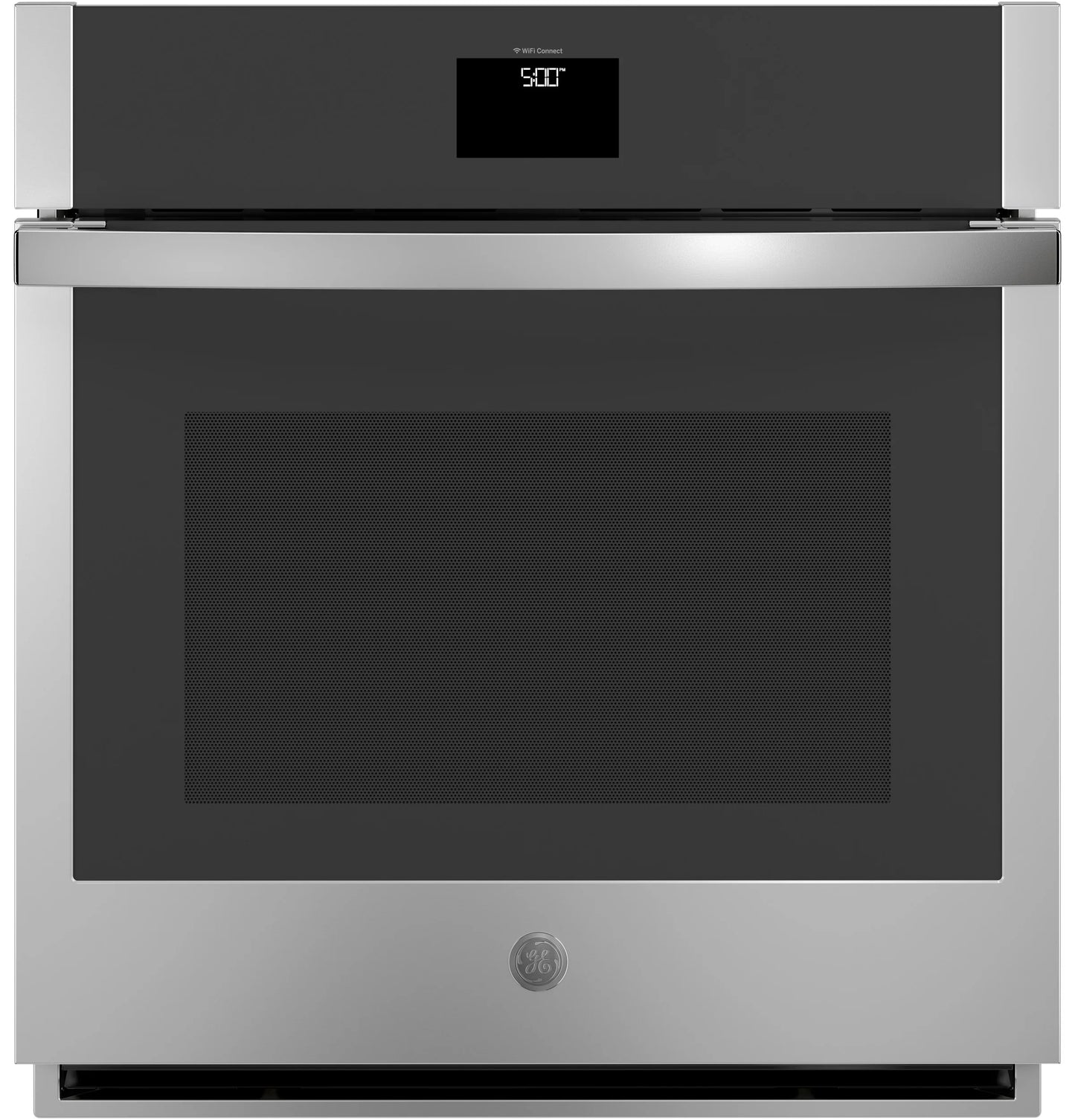 GE Appliances 27" Smart Built-In Convection Single Wall Oven with No Preheat Air Fry Stainless Steel - JKS5000SVSS
