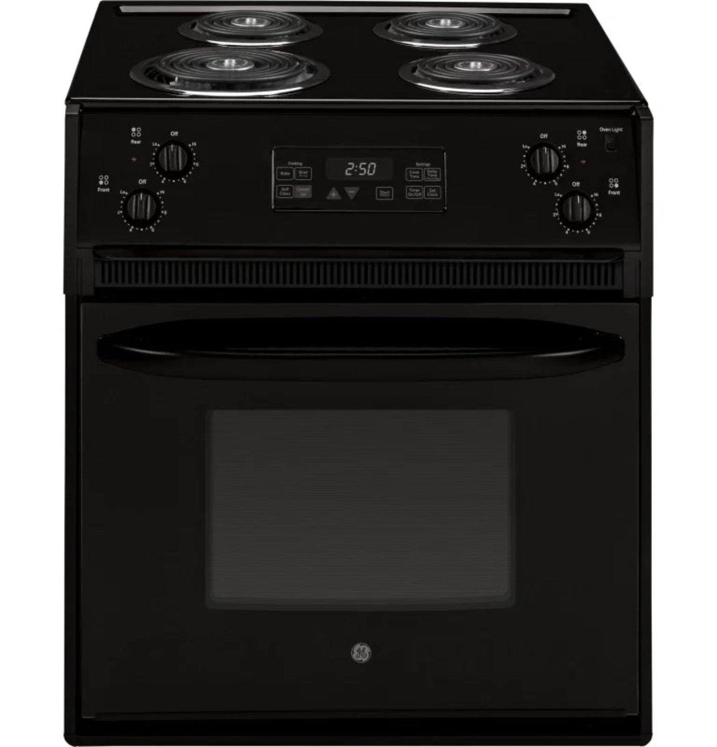 GE Appliances 27" Drop-In Electric Range Black - JM250DTBB