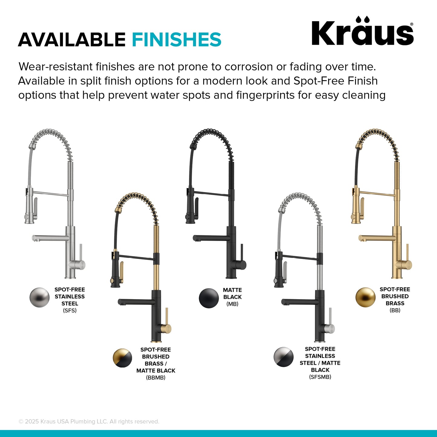 KRAUS Artec Pro 2-Function Single Handle Pull Down Kitchen Faucet in Matte Black