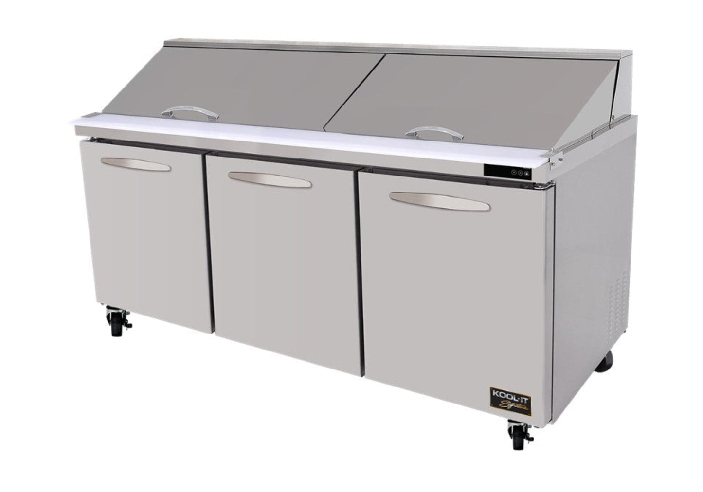Kool-It | 72" Wide 3 Door Mega Top Sandwich Prep Table - KSTM-72-3