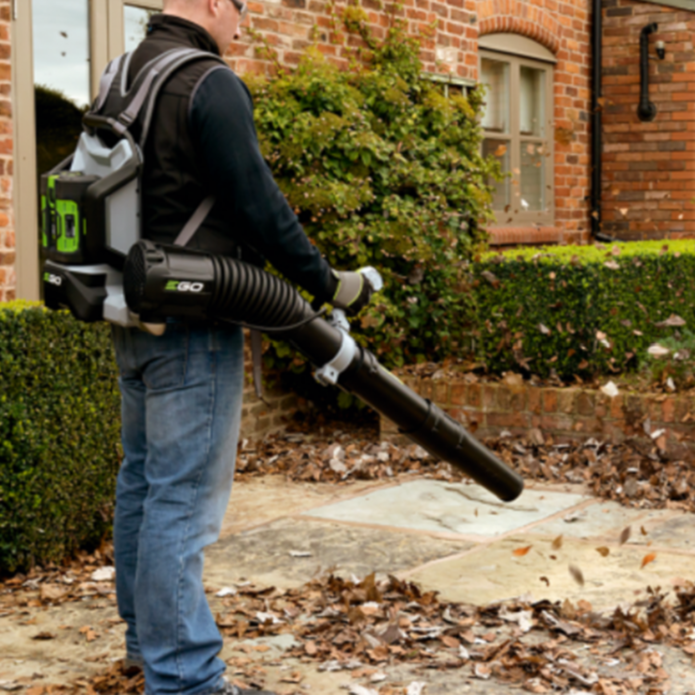 EGO Power+ 180 MPH, 600 CFM Variable-Speed 56-Volt Cordless Backpack Leaf Blower with 5.0Ah Battery and Standard Charger - LB6002