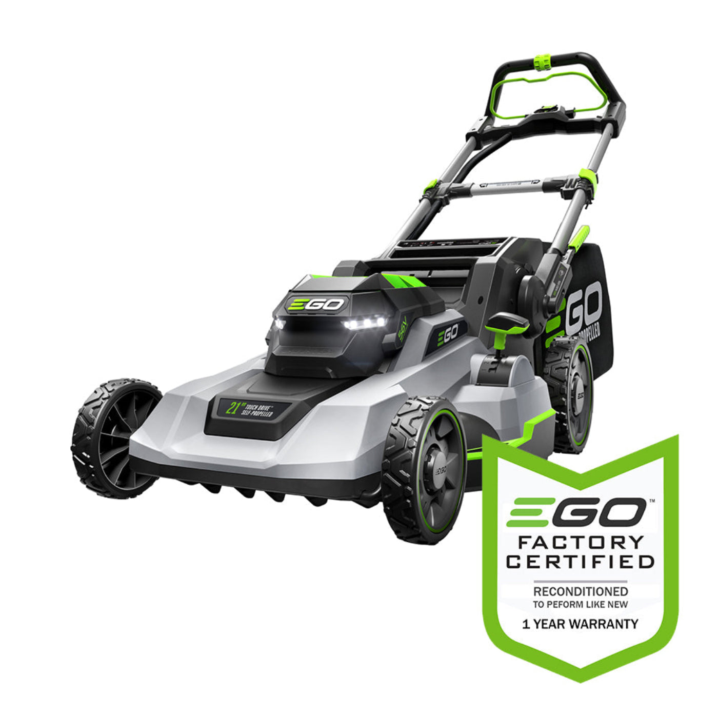 EGO Power+ 21" Self-Propelled Lawn Mower with Touch Drive - Battery and Charger Not Included - Reconditioned - LM2120SP