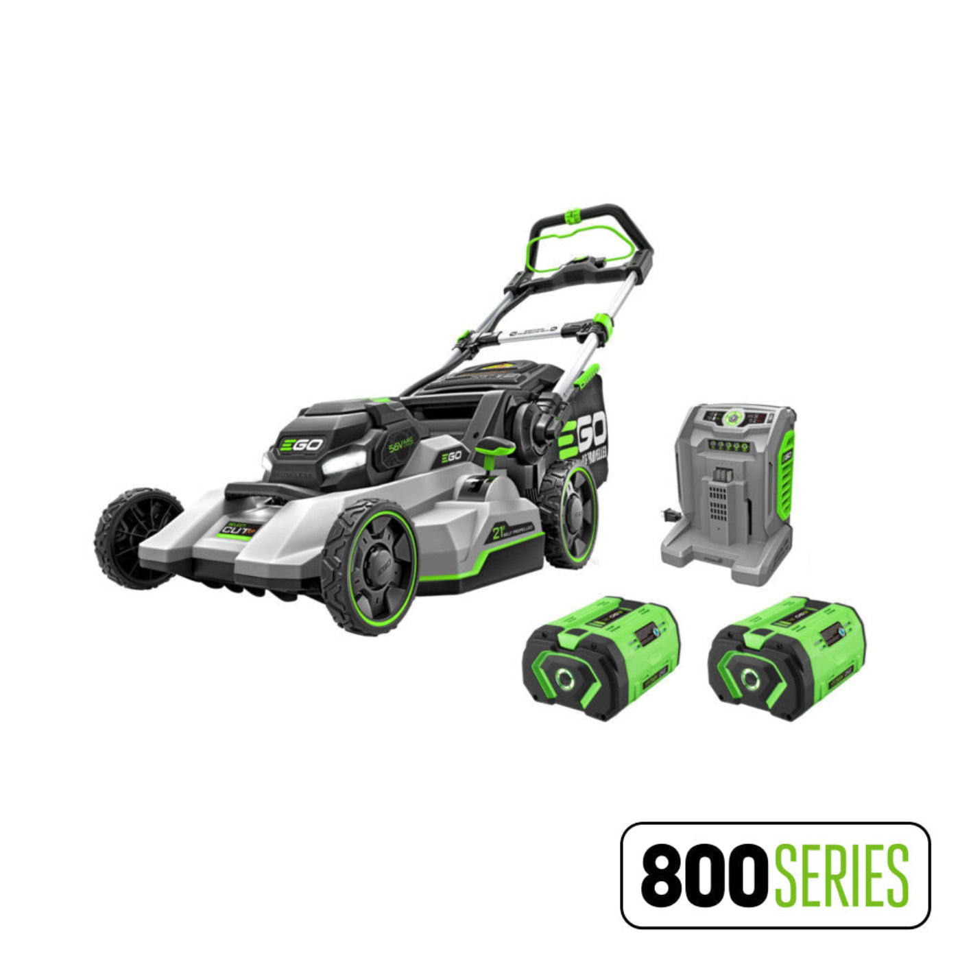 EGO Power+ 21" Select Cut Self Propelled Lawn Mower with (2) 10Ah Batteries and 700W Turbo Charger - LM2156SP-2