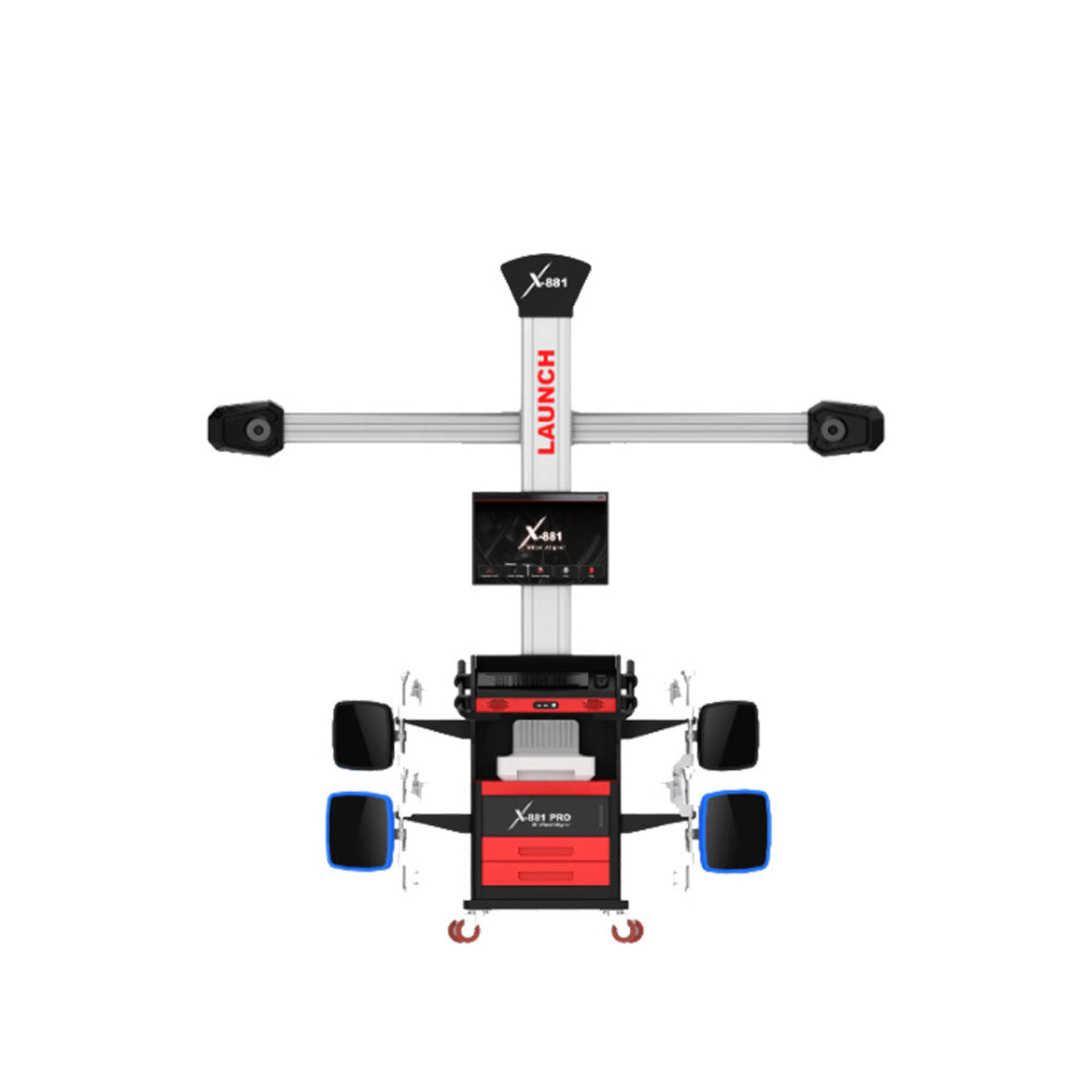 Launch Tech USA Professional Mobile 3D Wheel Aligner - LNCH-X-881PRO