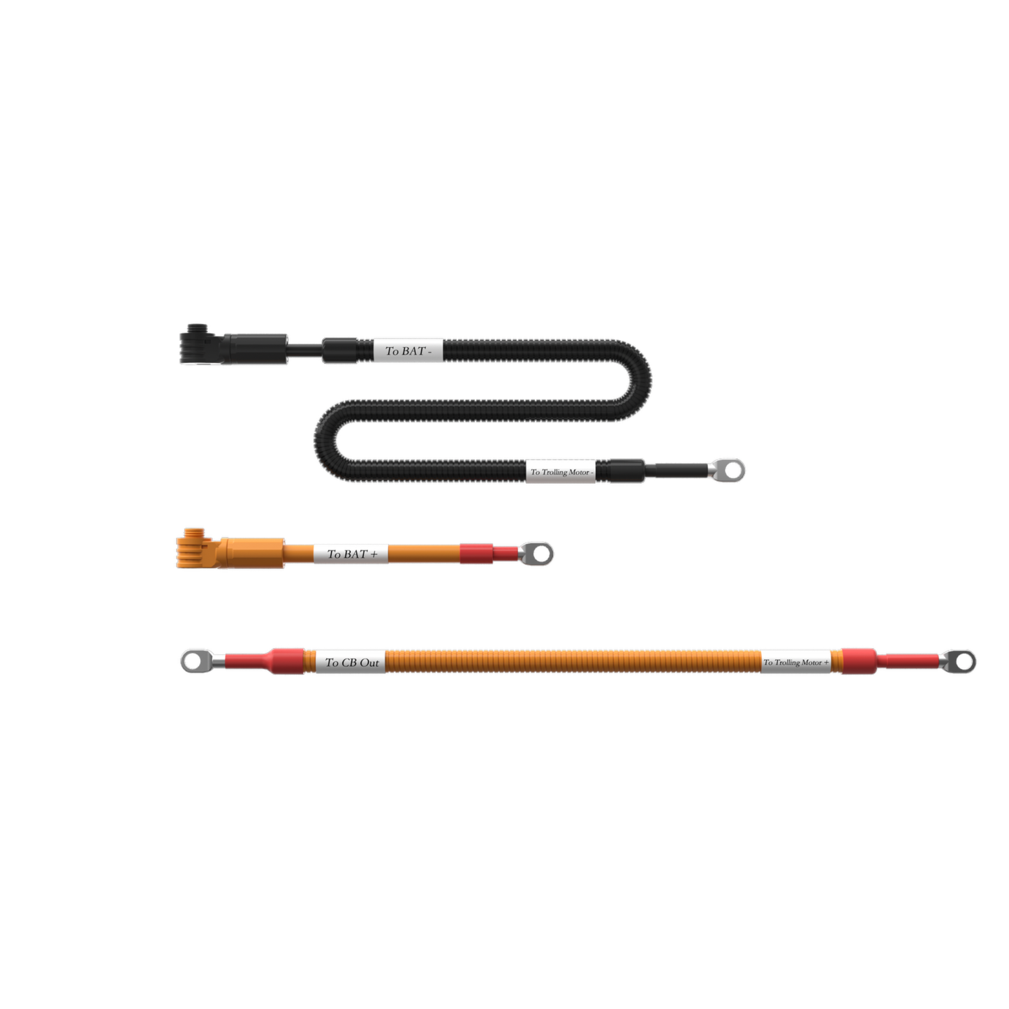 Abyss Battery Power Cable for SEAL Trolling Motor Battery - AB-TMB-CK