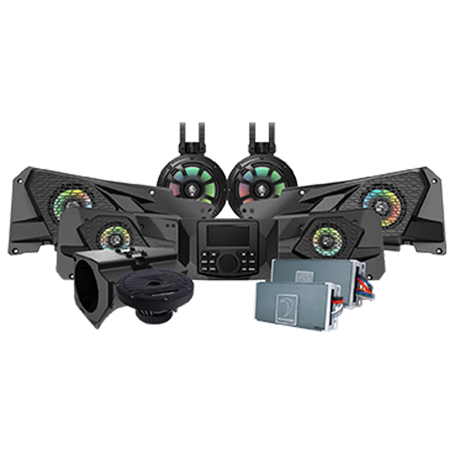 Diamond Audio 2014+ RZR XP, Media Center, Dual Amps, Speakers & Subwoofer - MSRZRKM34