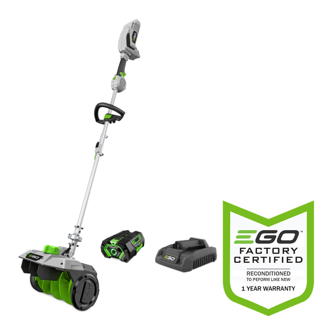 EGO Power+ FC Multi-head Snow Shovel Kit with 4Ah Battery and Charger - Reconditioned - CS2005