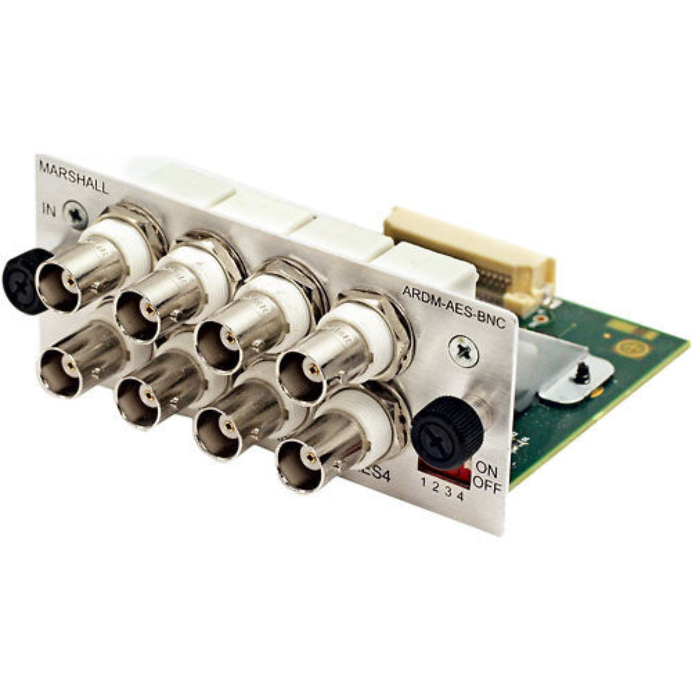 Marshall Electronics Input Module for AR-DM2-L Audio Monitor - ARDMAESBNC