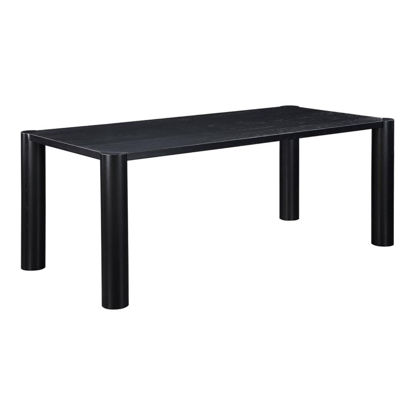 Moe's Home Collection Post Dining Table Large Oak Black - BC-1112-02