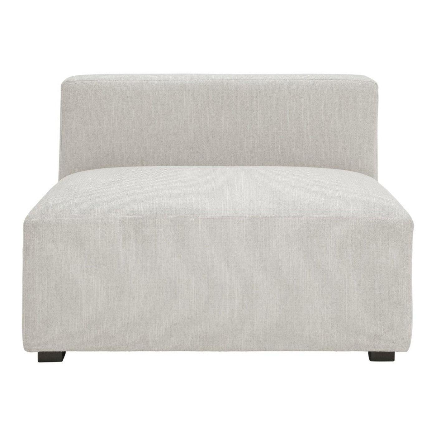 Moe's Home Collection Romy Armless Chair Cream - WB-1012-05