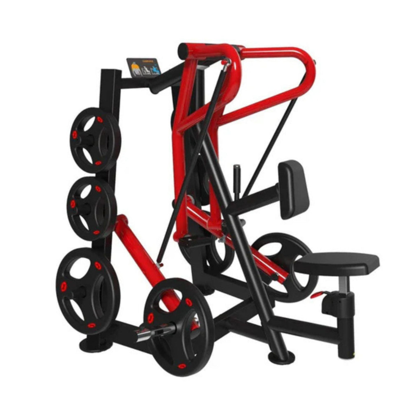 Muscle D Power Leverage V2 Iso-Lateral Low Row - PL-PV2-LR