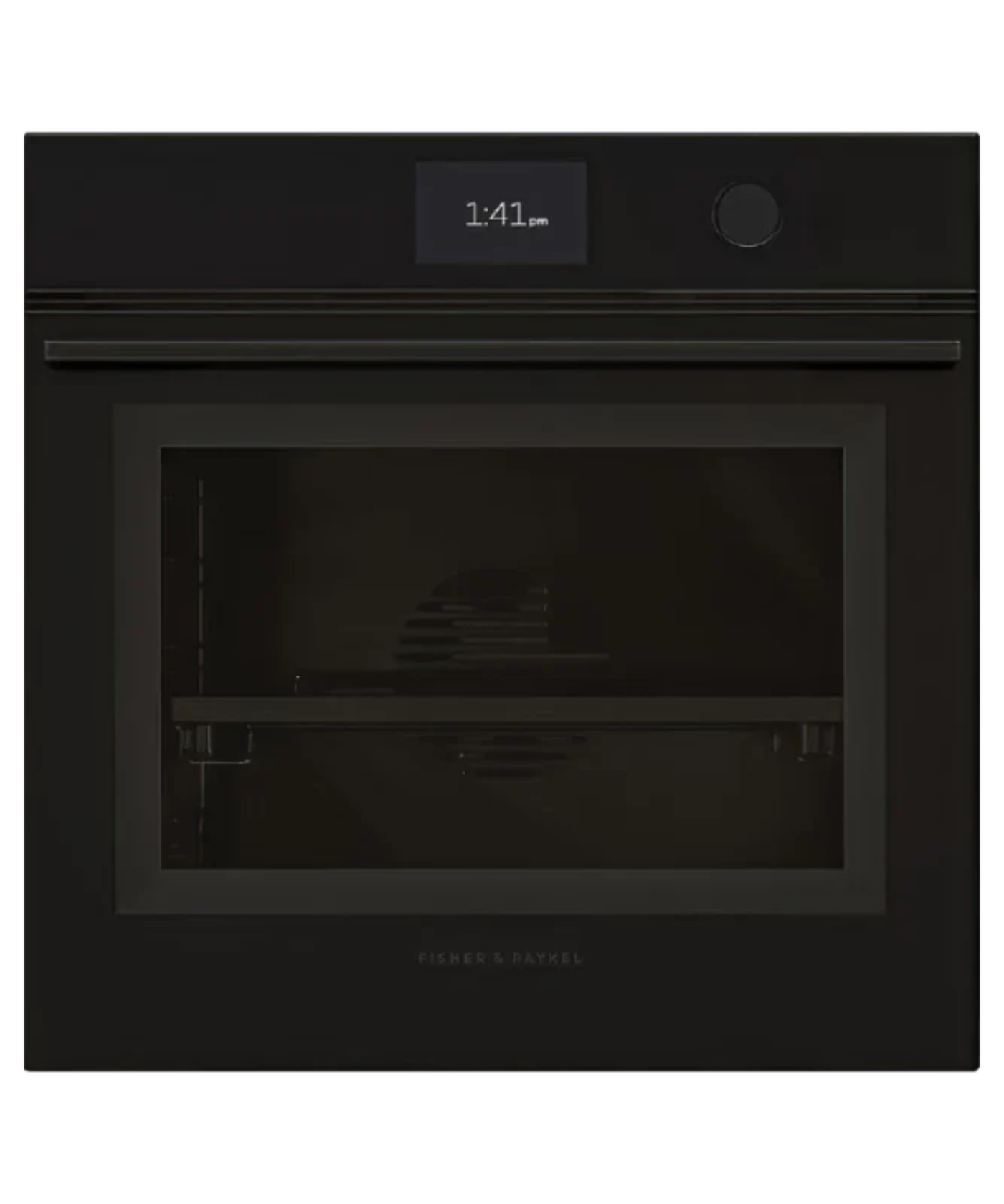 Fisher Paykel 24" Series 9 Minimal Self-Cleaning Oven Black Glass - OB24SMPTDB1