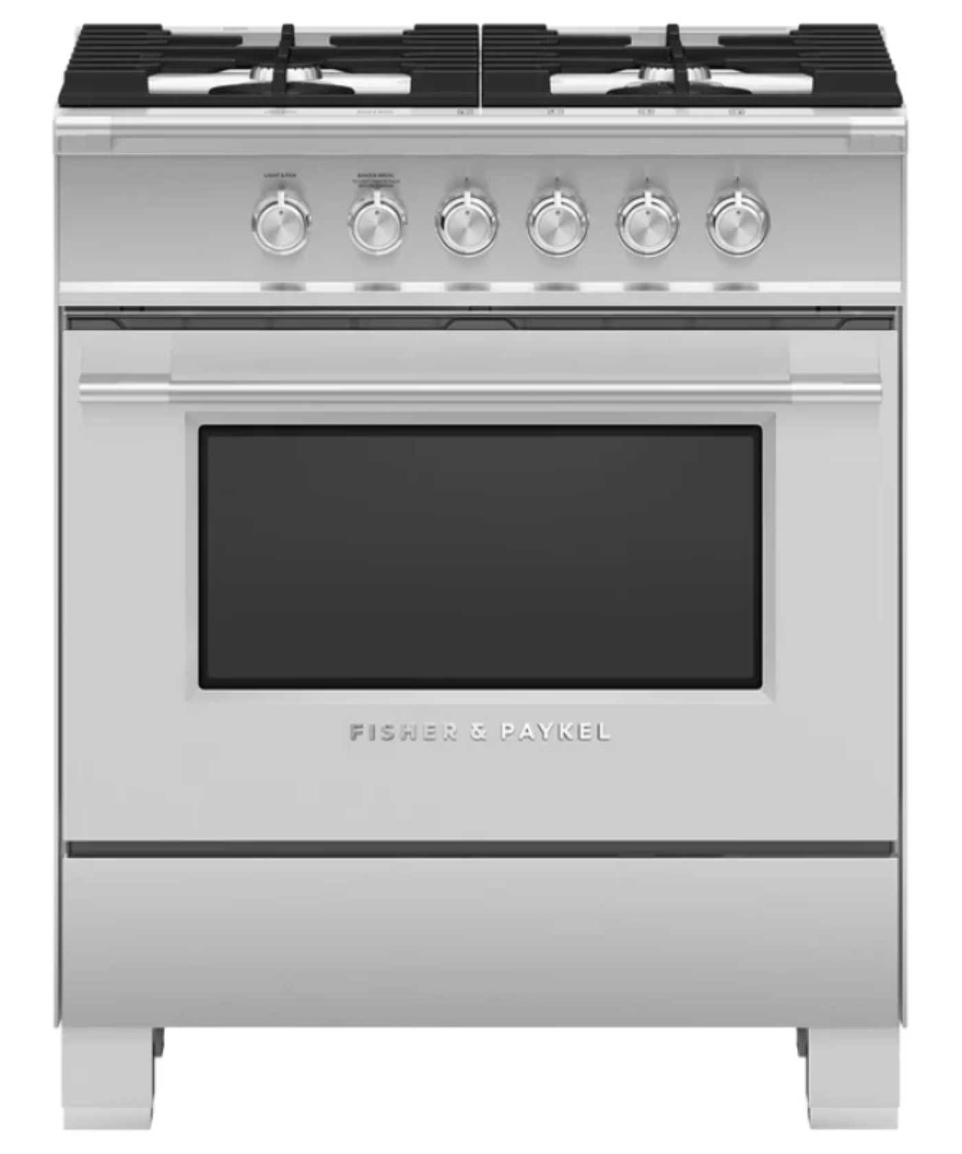 Fisher Paykel 30" Series 7 Classic 4 Burner Gas Range Stainless Steel - OR30SCG4X1