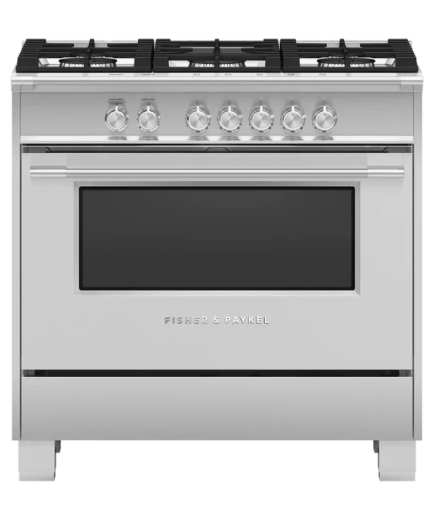 Fisher Paykel 36" Series 7 Classic 5 Burner Gas Range Stainless Steel - OR36SCG4X1