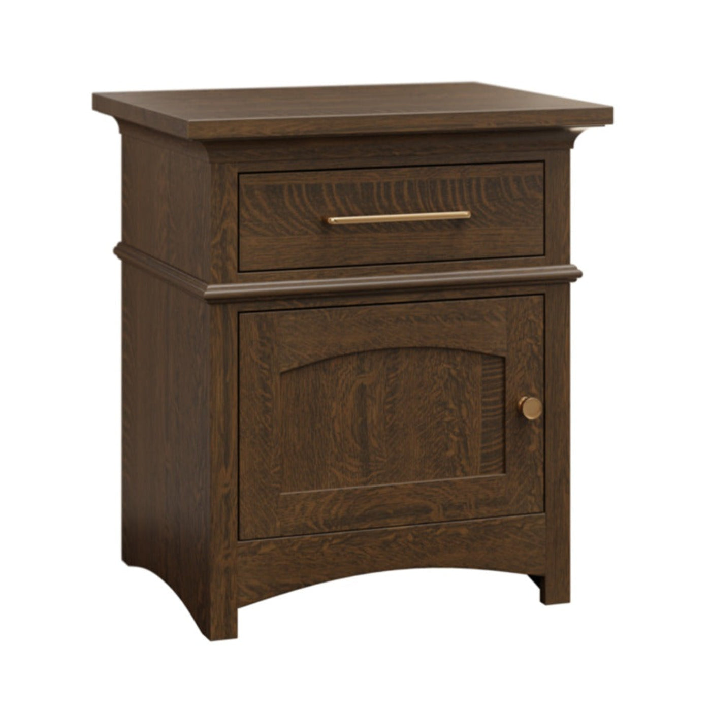 QW Amish Richmond 1 Drawer 1 Door Nightstand - 183B-OW206