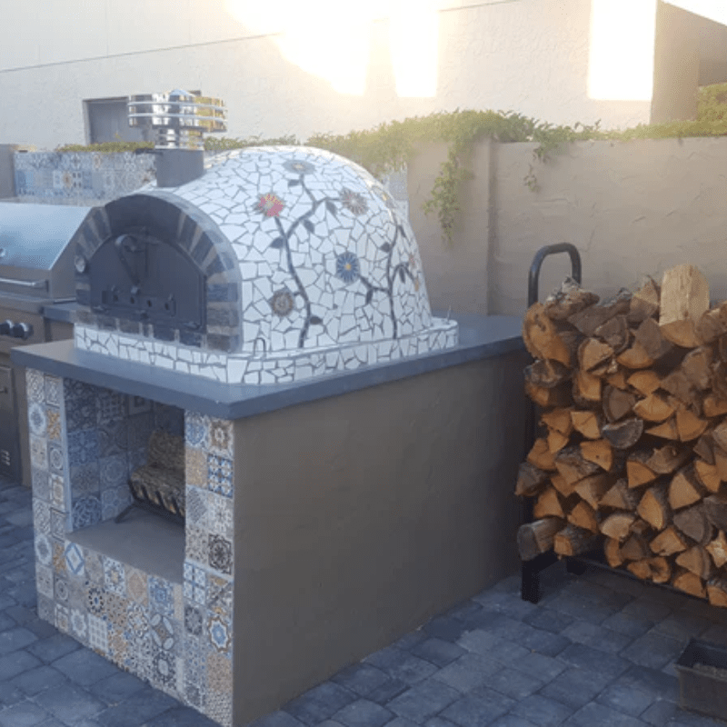 PIZZAIOLIPIZZAOVENSTONEARCHPREMIUMWithFlowerDesign