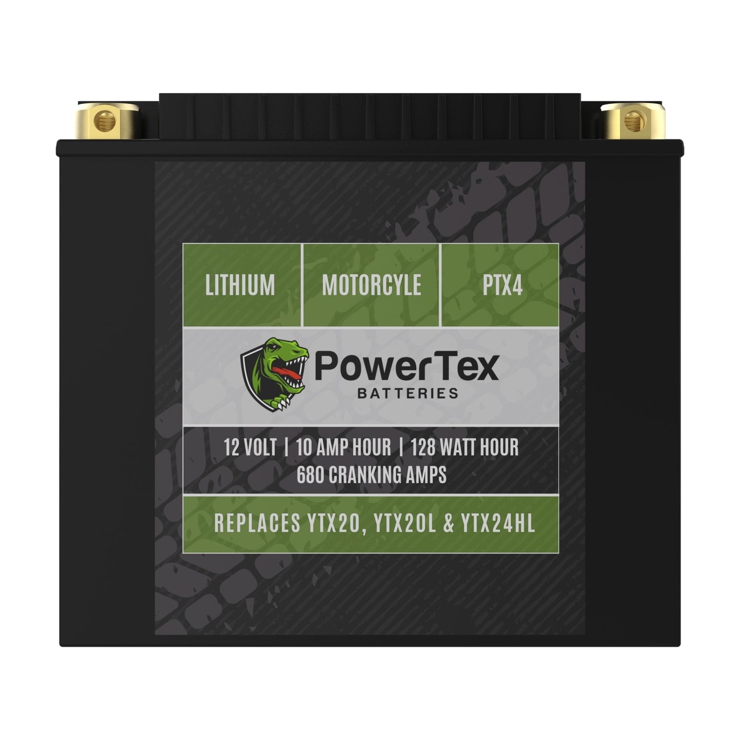 PowerTex Batteries YTX20-BS LiFePO4 Lithium Iron Phosphate Motorcycle Battery