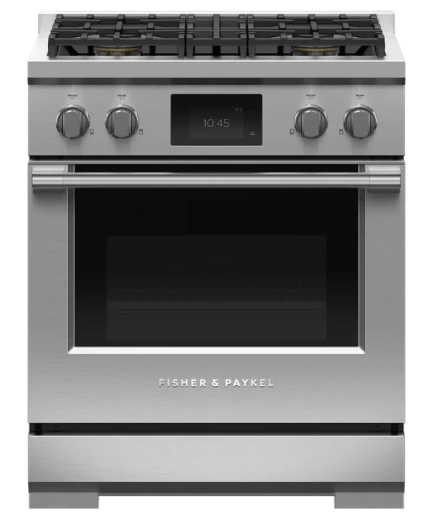Fisher Paykel 30" Series 9 Professional 4 Burner Dual Fuel Self-Cleaning Range, LPG Stainless Steel - RDV3304L