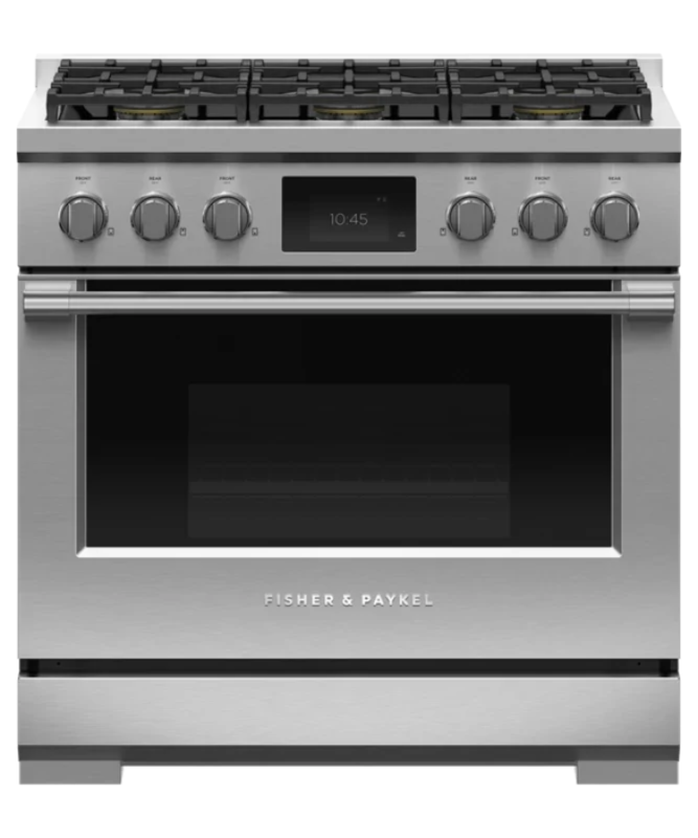 Fisher Paykel 36" Series 9 Professional 6 Burner Dual Fuel Self-Cleaning Range, LPG Stainless Steel - RDV3366L