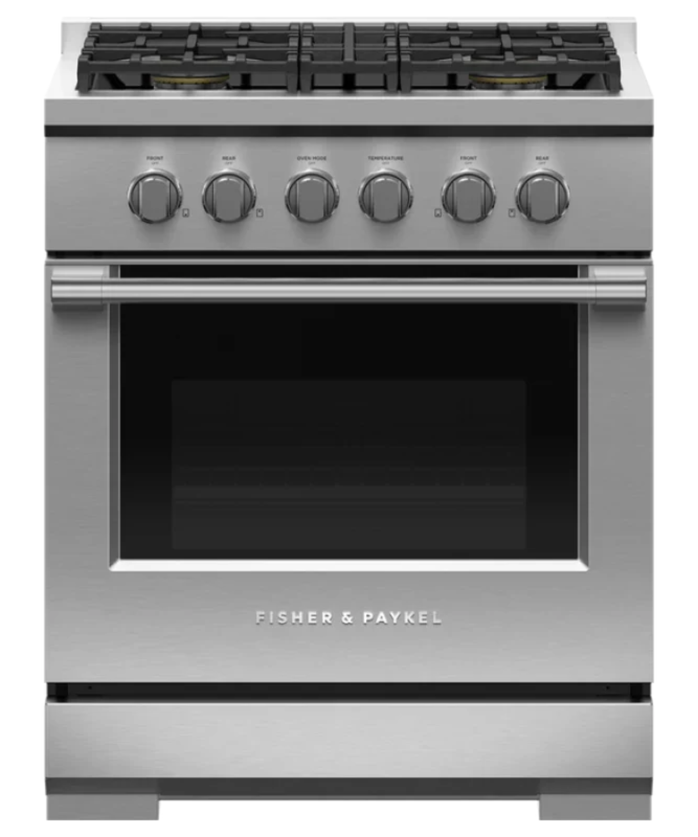 Fisher Paykel 30" Series 7 Professional 4 Burner Gas Range, Natural Gas Stainless Steel - RGV3304N