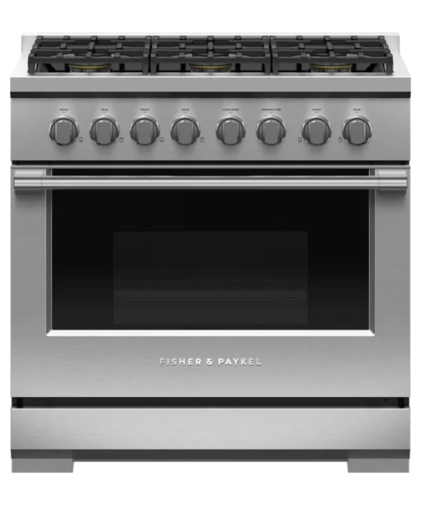 Fisher Paykel 36" Series 7 Professional 6 Burner Gas Range, Natural Gas Stainless Steel - RGV3366N