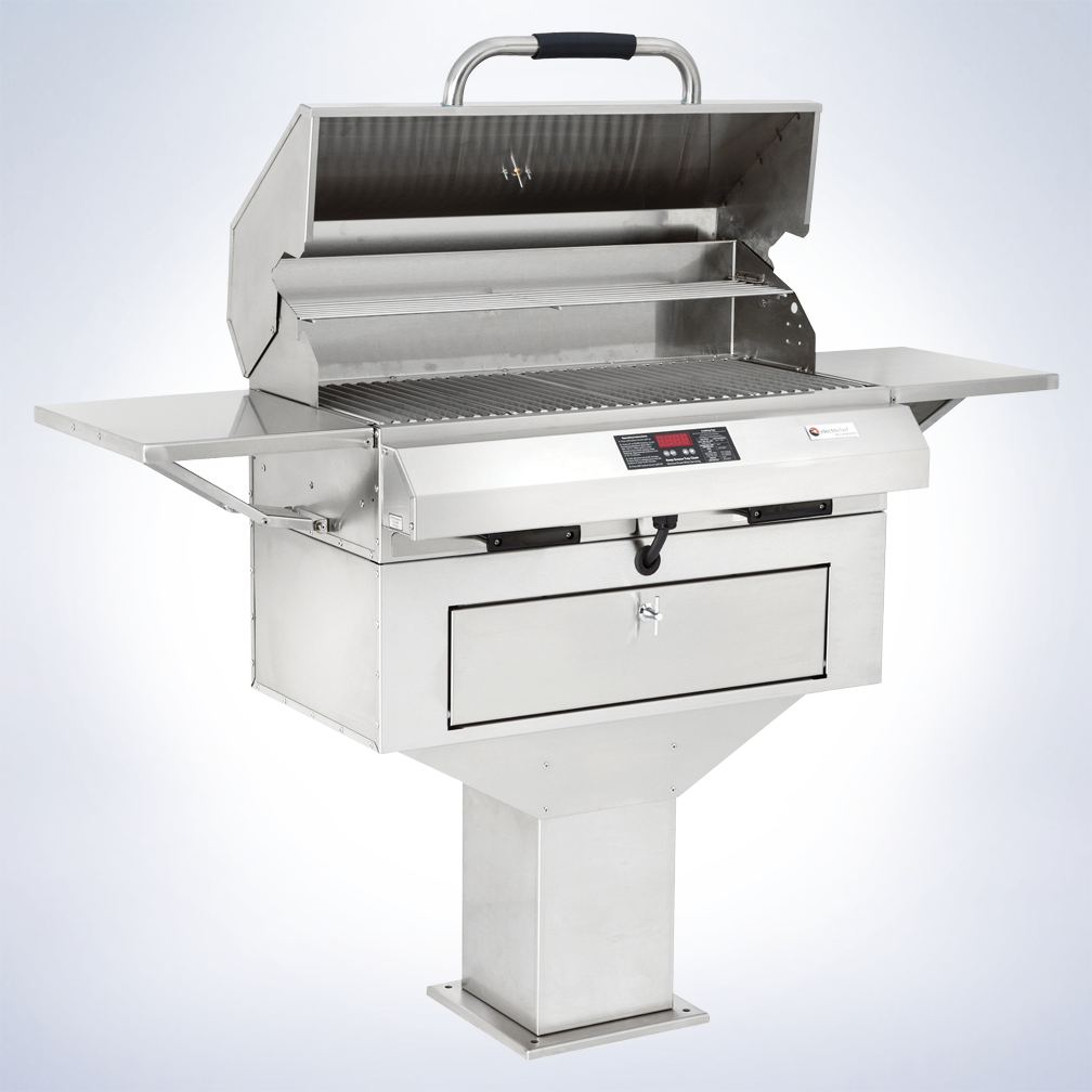 Emerald 24” Pedestal-Base Outdoor Electric Grill