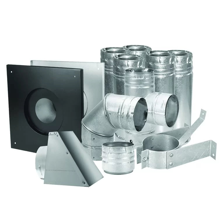 Duravent 4 In. Pellet Vent Kit Stainless