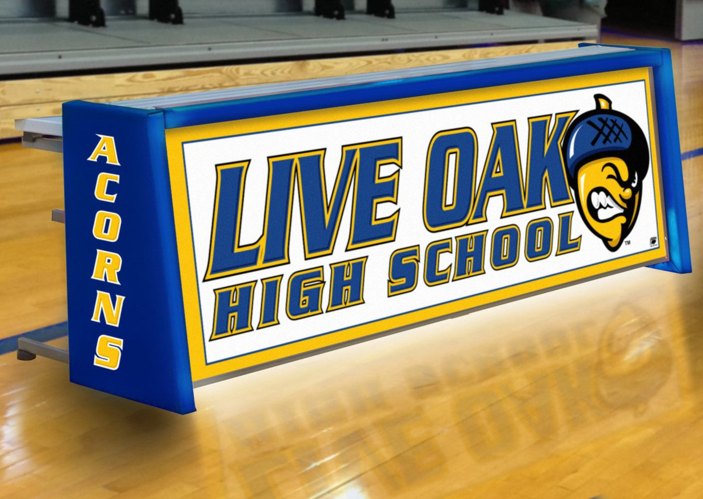 Bison Sport Pride Illuminated Scorers Table - ST85FIBI