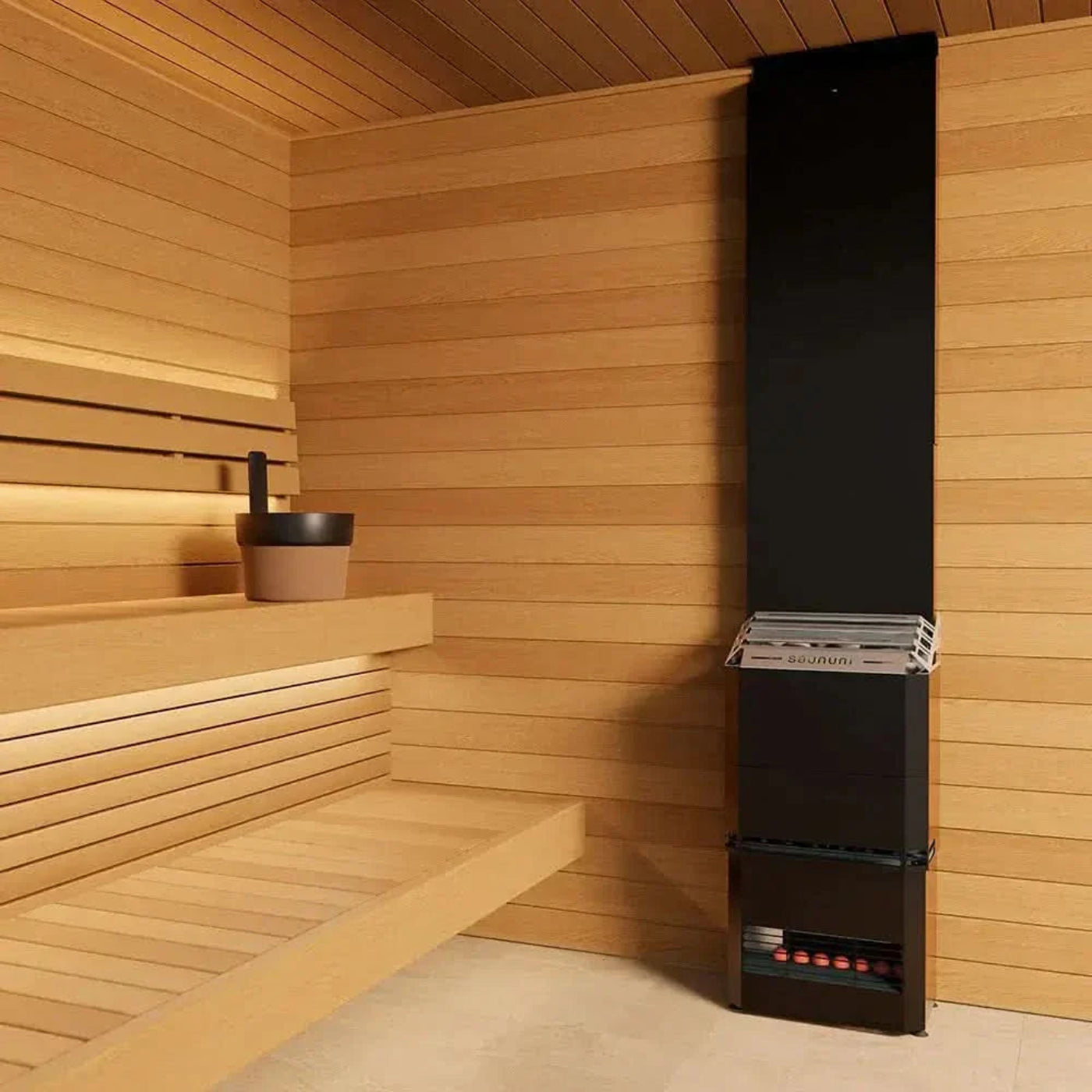 Harvia Saunum AIR 7 Sauna Heater Black - 4745090017847
