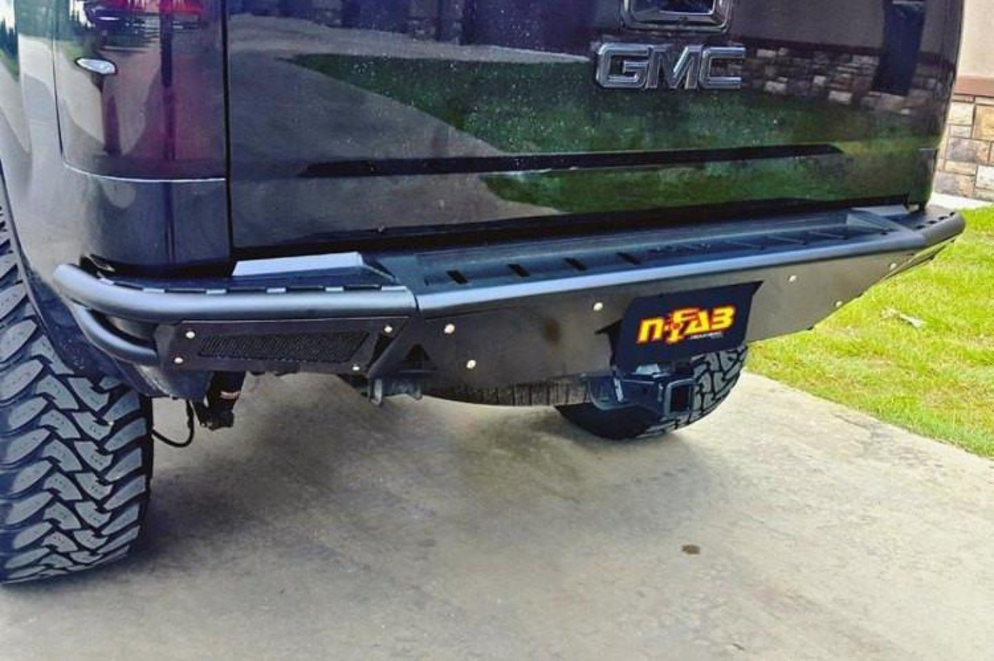 N-Fab T07RBS-H-TX Toyota Tundra 2007-2013 RBS Rear Bumper with Skid Plate