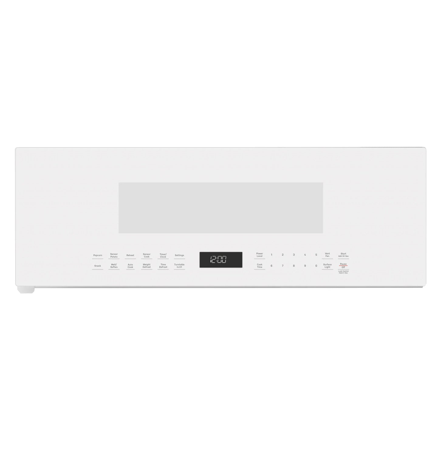 GE Appliances 1.2 Cu. Ft. Over-the-range Low Profile Sensor Microwave Oven White - UVM9125DYWW