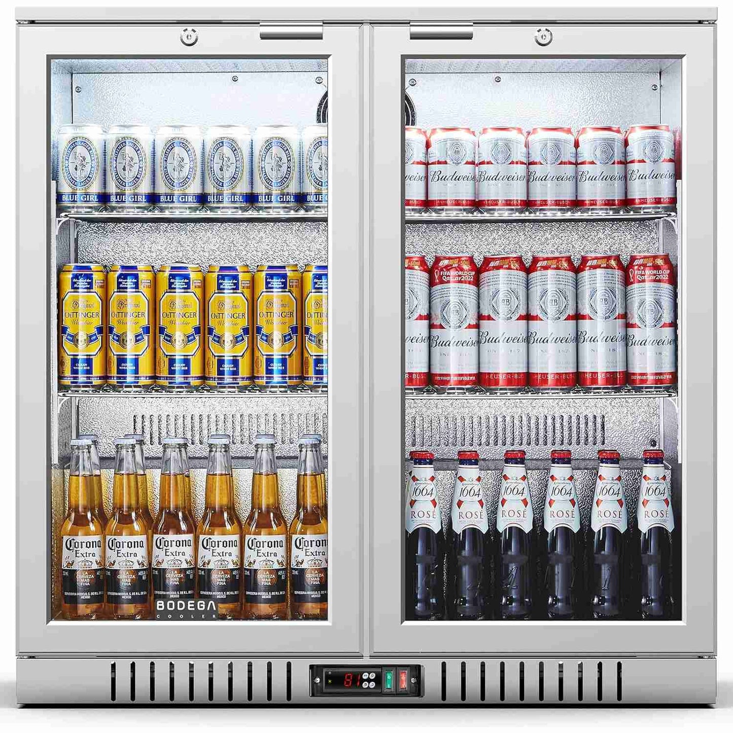 Bodega cooler Under Counter Back Bar Refrigerator 7.4 Cu.Ft
