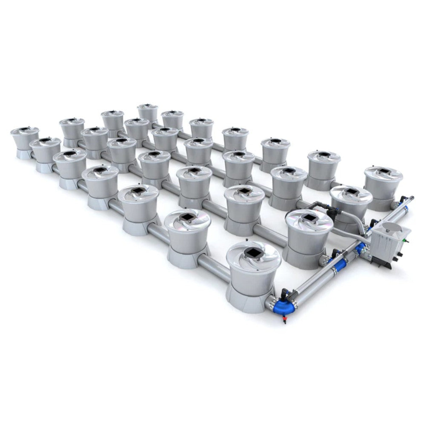 Alien Hydroponics 28 Pot (4 Row) V-System RDWC - BD100-0428