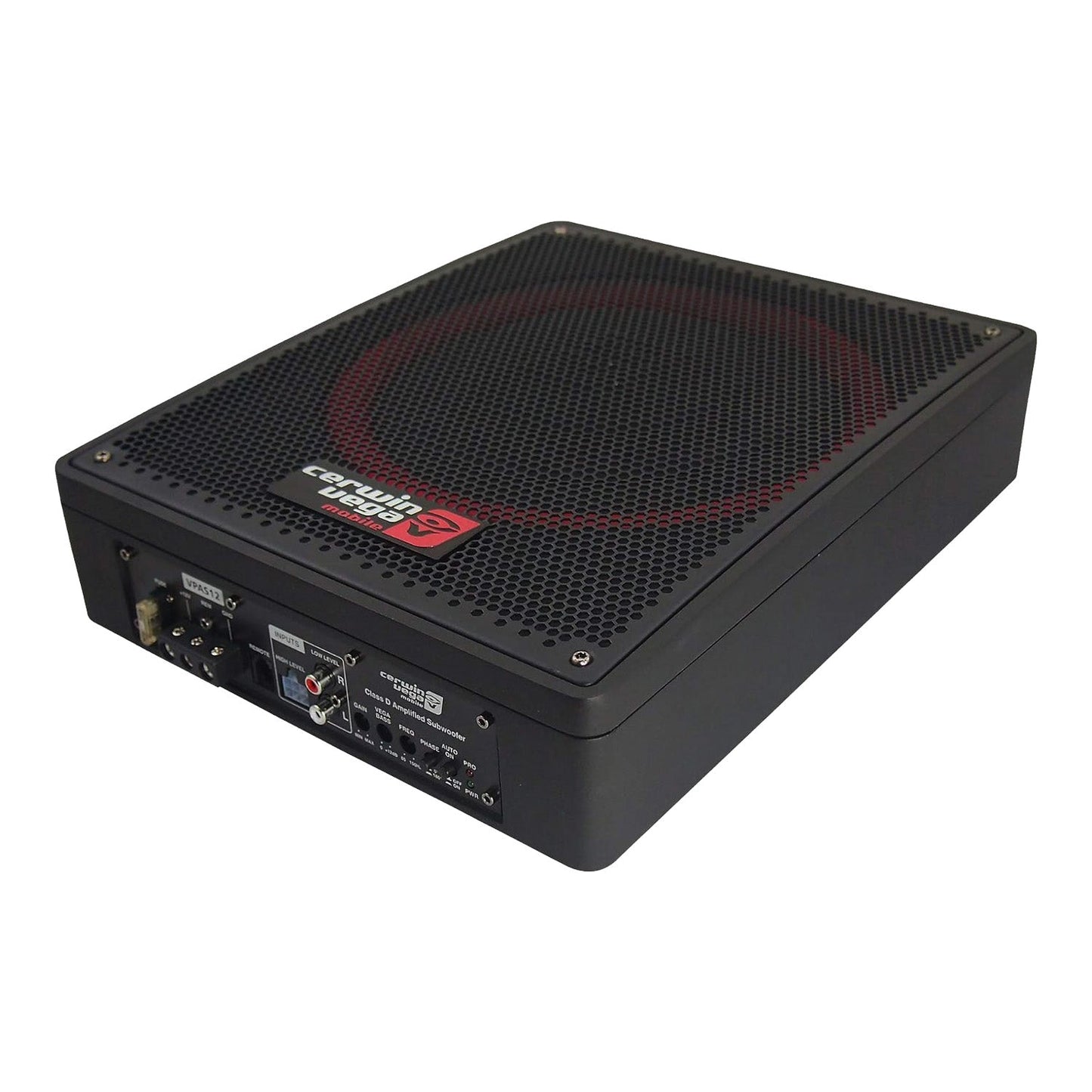 Cerwin-Vega" Vega Series Compact Powered Subwoofer with Passive Radiator - VPAS12