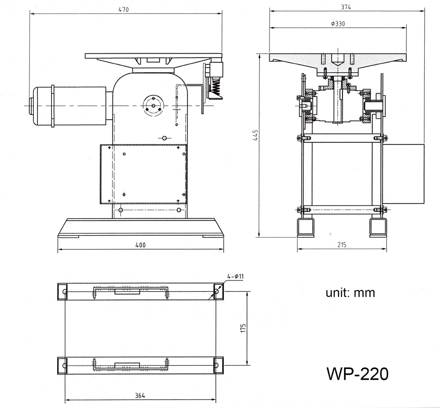 KAKA INDUSTRIAL Welding Positioner 485 lbs Tilt angle 0-135º Rotation motor 125W Rotation speed 0-6 RPM Stepless Speed Control Welder Positioning Machine with Digital Display 110V-60HZ-1PH,WP-220B