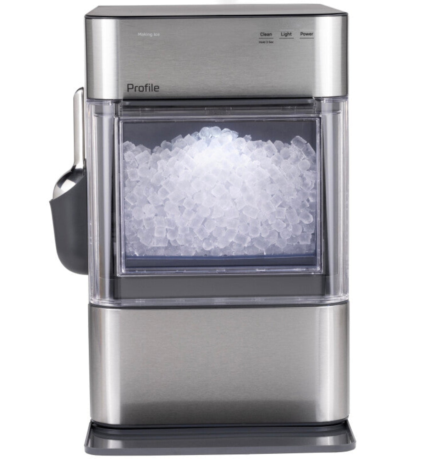 GE Appliances Profile Opal 2.0 Ultra Nugget Ice Maker with Scale Inhibiting Filter Stainless Steel - XPIO23SWSS