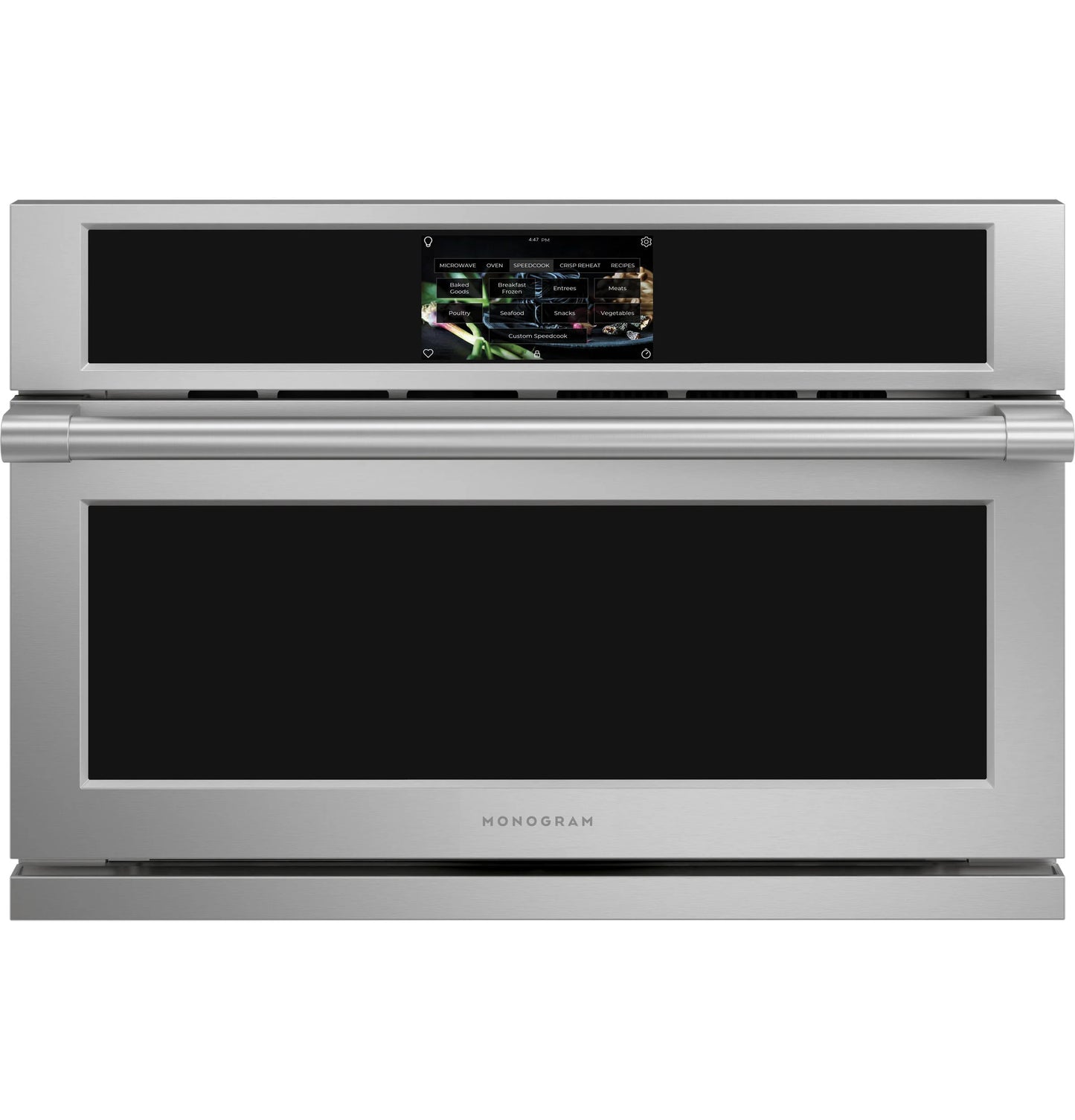 Monogram ZSB9132VSS 30" Statement Five-in-One Wall Oven with 120V Advantium Technology Stainless Steel - ZSB9132VSS