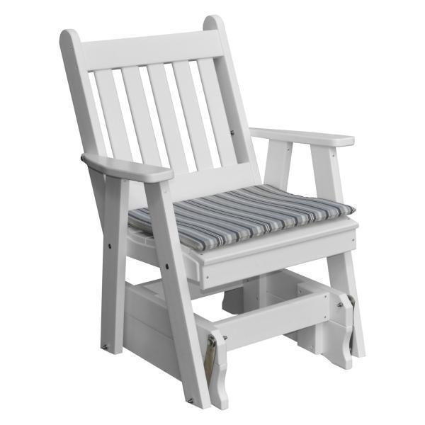 A & L Furniture Poly Traditional English Gliding Chair