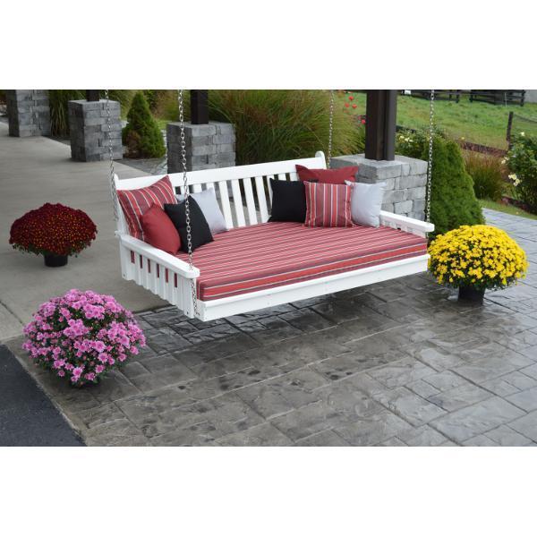 A & L Furniture Poly Traditional English Swingbed