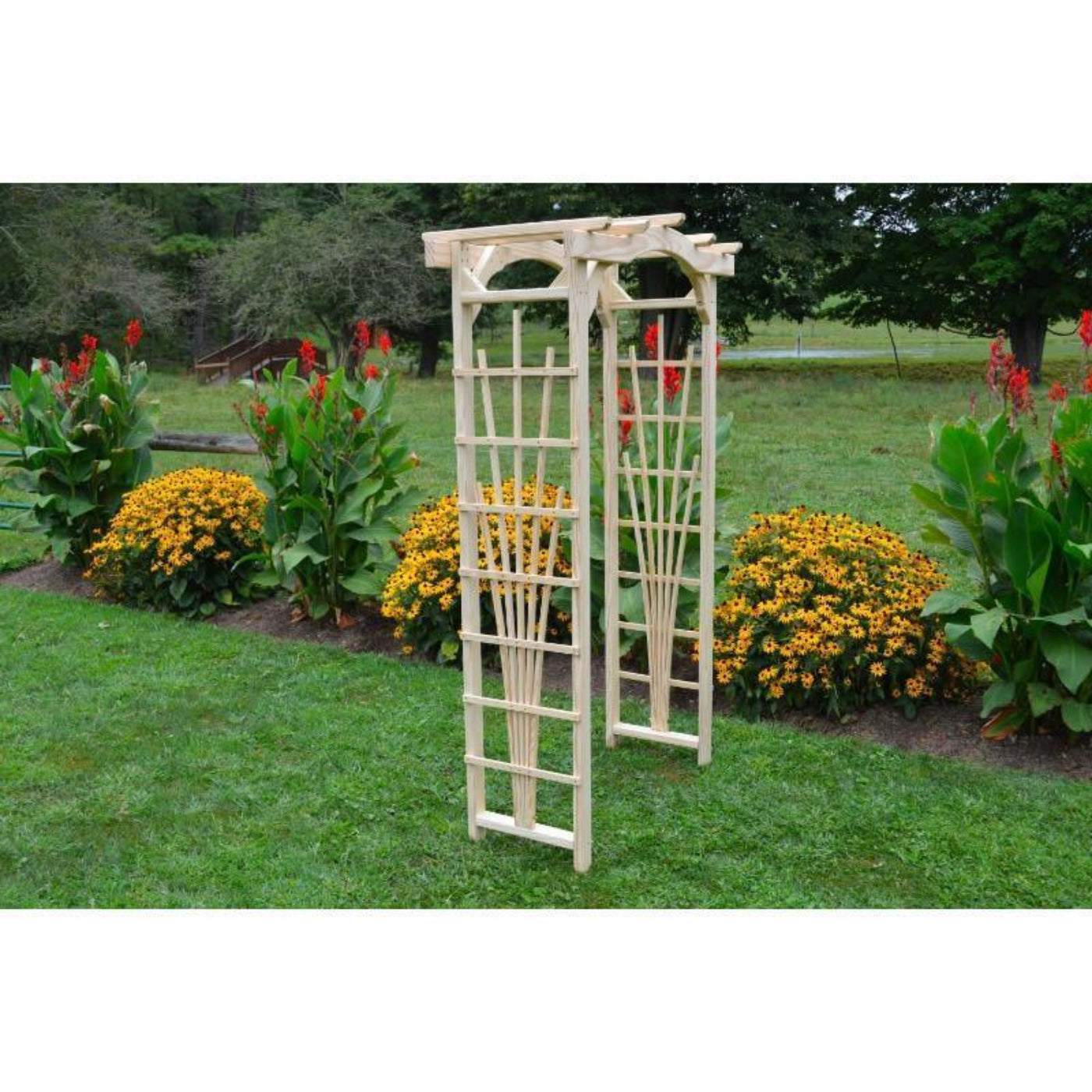 A & L Furniture Amish Handcrafted Cedar Wood Cranbrook Arbor - 1135C-CS