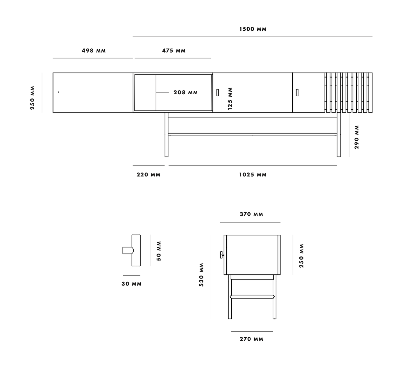 Array Low Sideboard