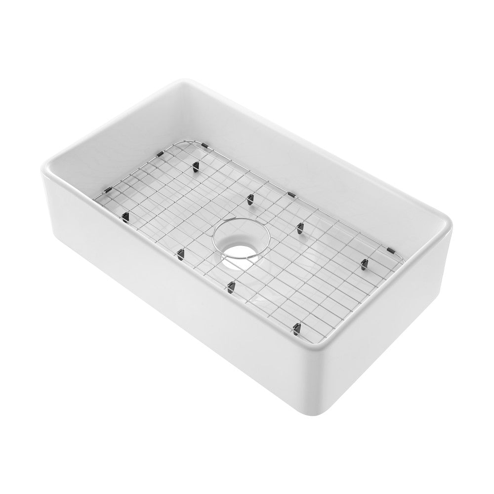 Swiss Madison Elegance 33 x 20 Ceramic, Farmhouse Kitchen Sink - SM-KS247