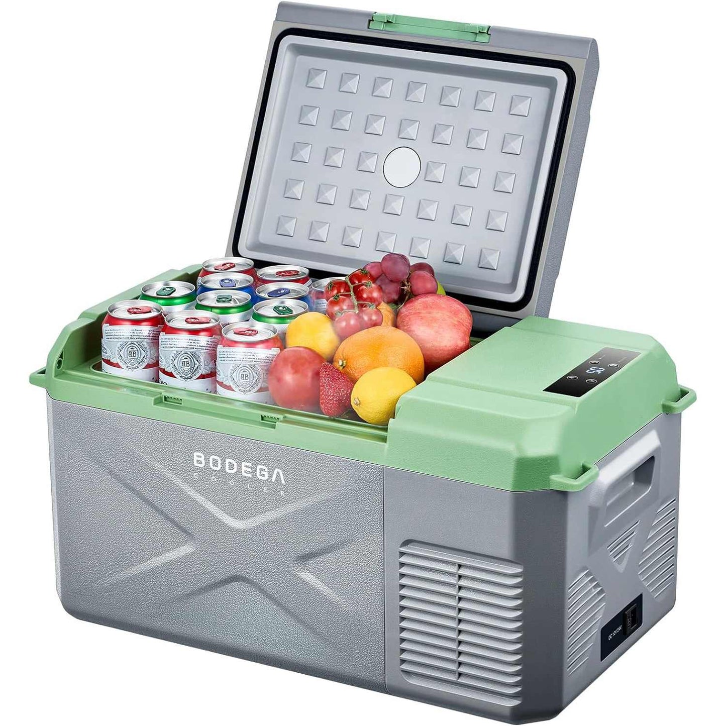 BODEGACOOLER 12 Volt Car Refrigerator 18qt Electric Cooler - X18-BK