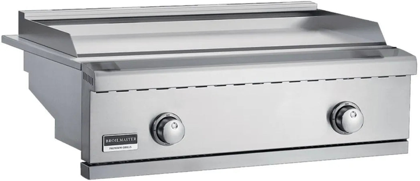 Broilmaster B-Series 32-Inch 2-Burner Propane Gas Griddle in Stainless Steel - BSB322GP