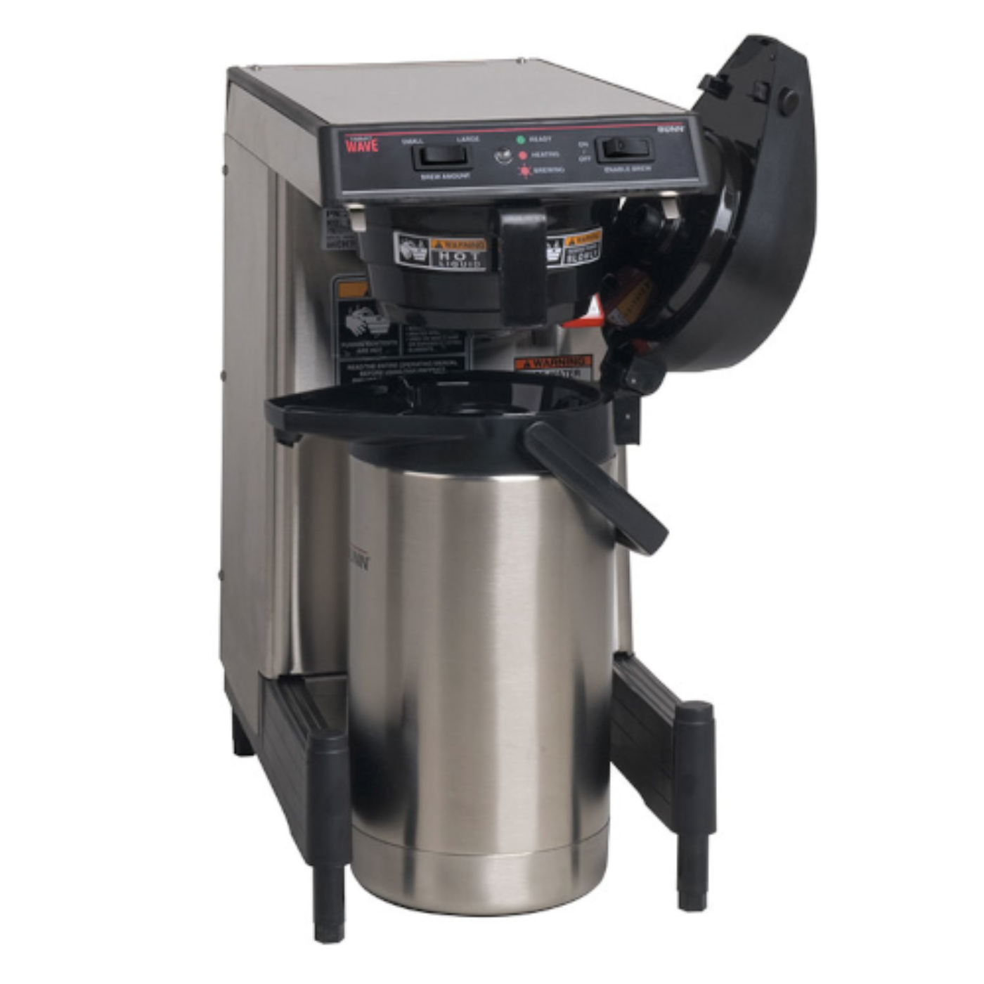 Bunn WAVE15-APS SmartWave Low Profile Wide Base Coffee Brewer - BU399000006