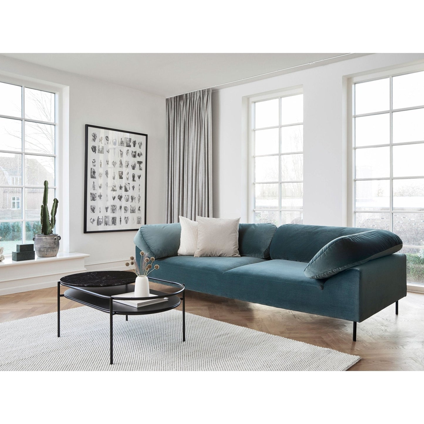 Woud Collar 3 Seater Sofa - 651376